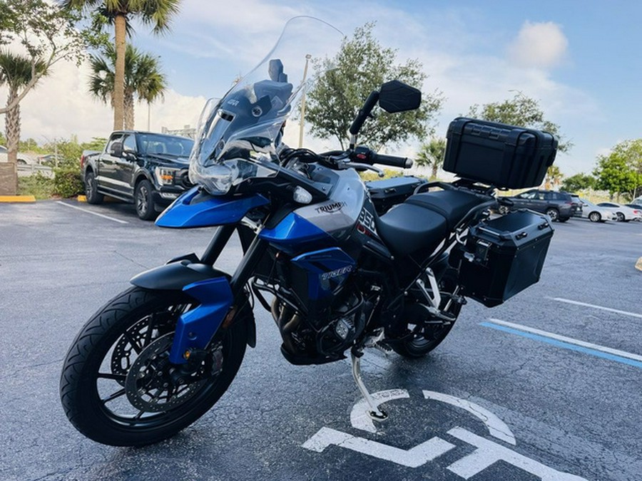 2021 Triumph Tiger 850 Sport Graphite Caspian Blue