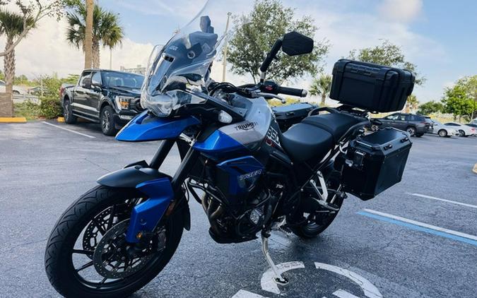 2021 Triumph Tiger 850 Sport Graphite Caspian Blue