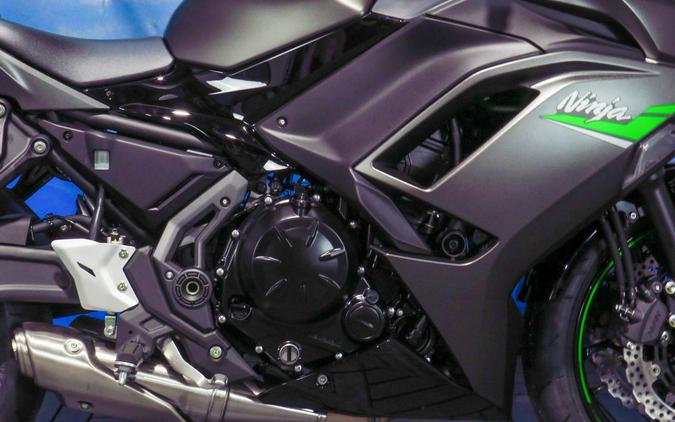 2024 Kawasaki Ninja® 650 Metallic Matte Graphenesteel Gray/Ebony