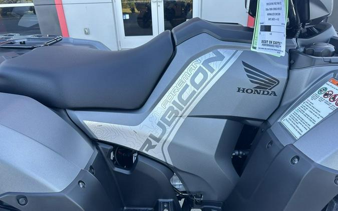2025 Honda FourTrax Foreman Rubicon 4x4 EPS Matte Gray Metall 4x4 EPS