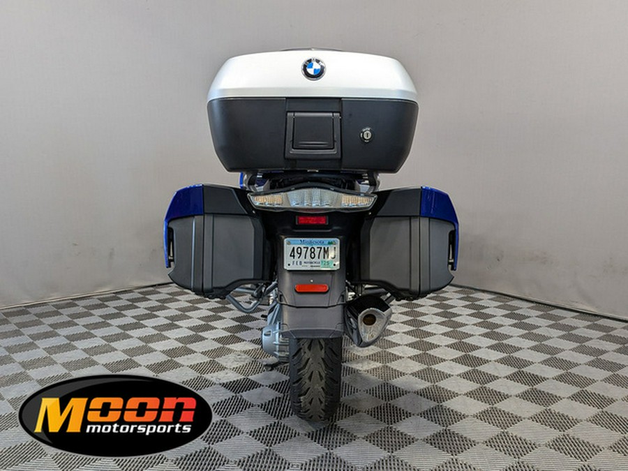 2016 BMW R 1200 RT Premium San Marino Blue Metallic / Grani