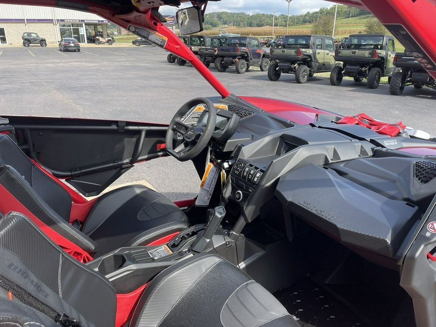 2025 Can-Am® Maverick X3 X DS Turbo RR With Smart-Shox Fiery Red & Hyper Silver