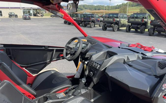 2025 Can-Am® Maverick X3 X DS Turbo RR With Smart-Shox Fiery Red & Hyper Silver