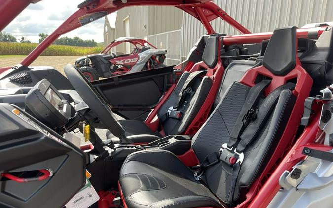 2025 Can-Am® Maverick X3 X DS Turbo RR With Smart-Shox Fiery Red & Hyper Silver