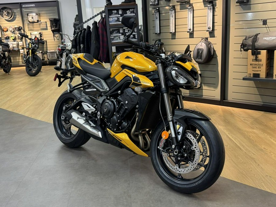 2026 Triumph Street Triple 765 RS Cosmic Yellow