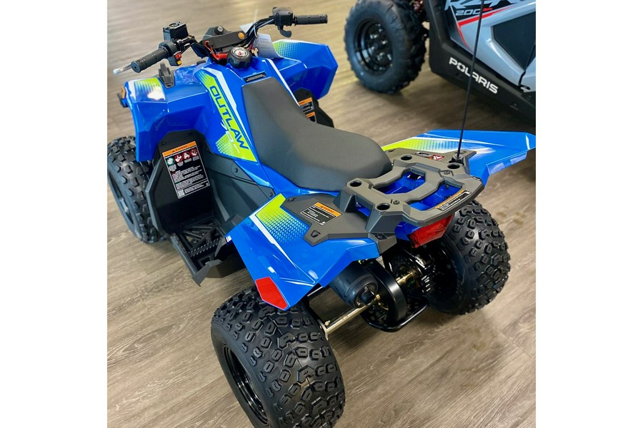 2024 Polaris Industries Outlaw® 70 EFI - Velocity Blue/Lifted Lime