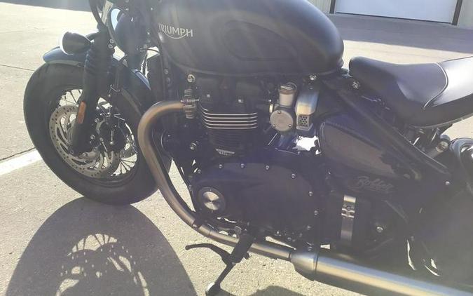 2023 Triumph Bonneville Bobber Matte Storm Grey/Matte Ironstone