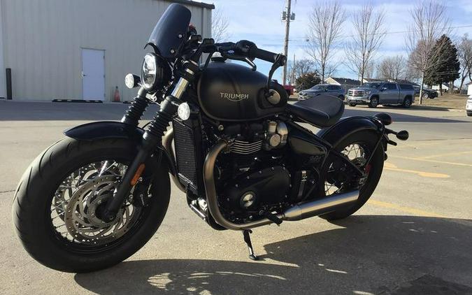 2023 Triumph Bonneville Bobber Matte Storm Grey/Matte Ironstone