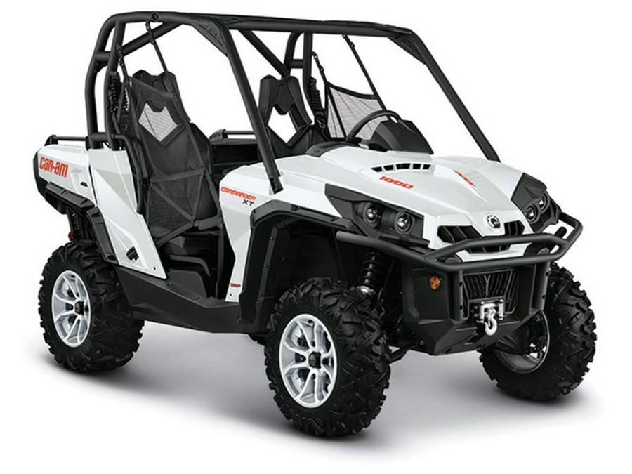 2015 Can-Am Commander XT 1000 Pearl White