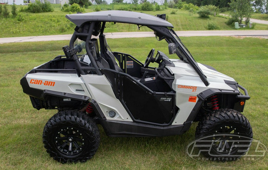 2015 Can-Am Commander XT 1000 Pearl White