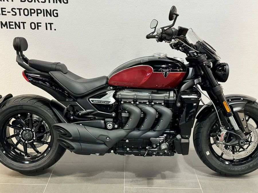 2025 Triumph Rocket 3 Storm GT Sapphire Black/Carnival Red