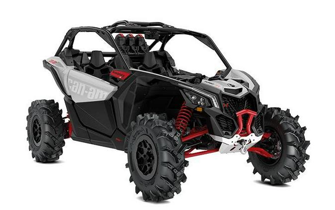 2024 Can-Am Maverick X3 X MR Turbo RR 64 Silver & Red