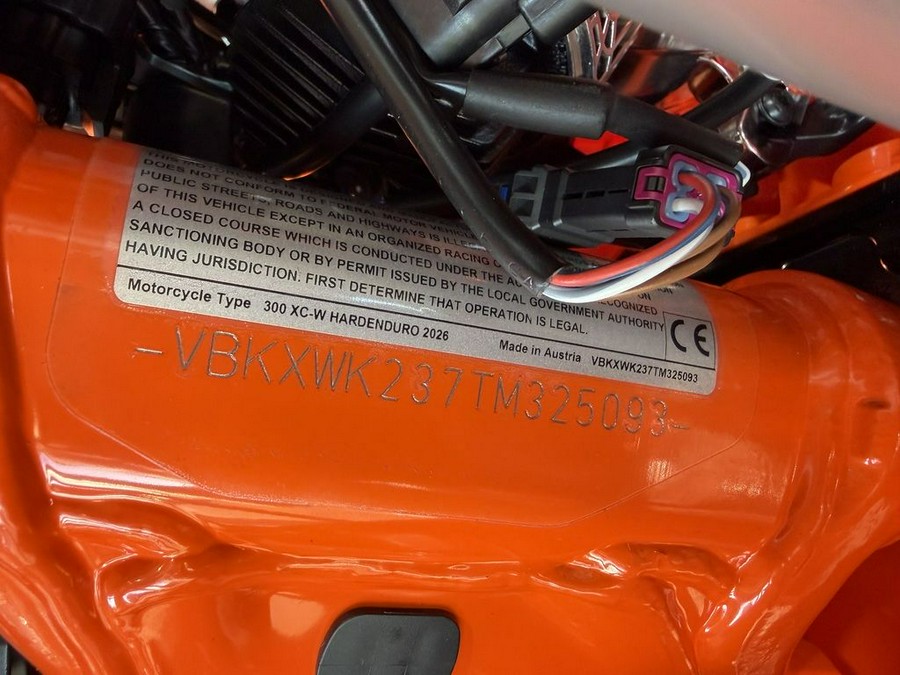 2026 KTM 300 XC-W Hardenduro