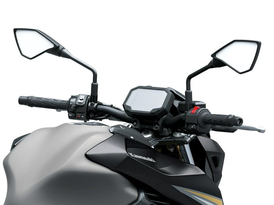 2026 Kawasaki Z650 S ABS Metallic Matte Graphenesteel Gray/Metallic Flat Spark Black - 110604