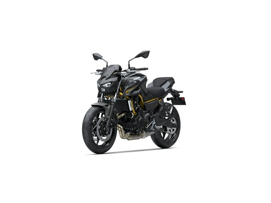2026 Kawasaki Z650 S ABS Metallic Matte Graphenesteel Gray/Metallic Flat Spark Black - 110604
