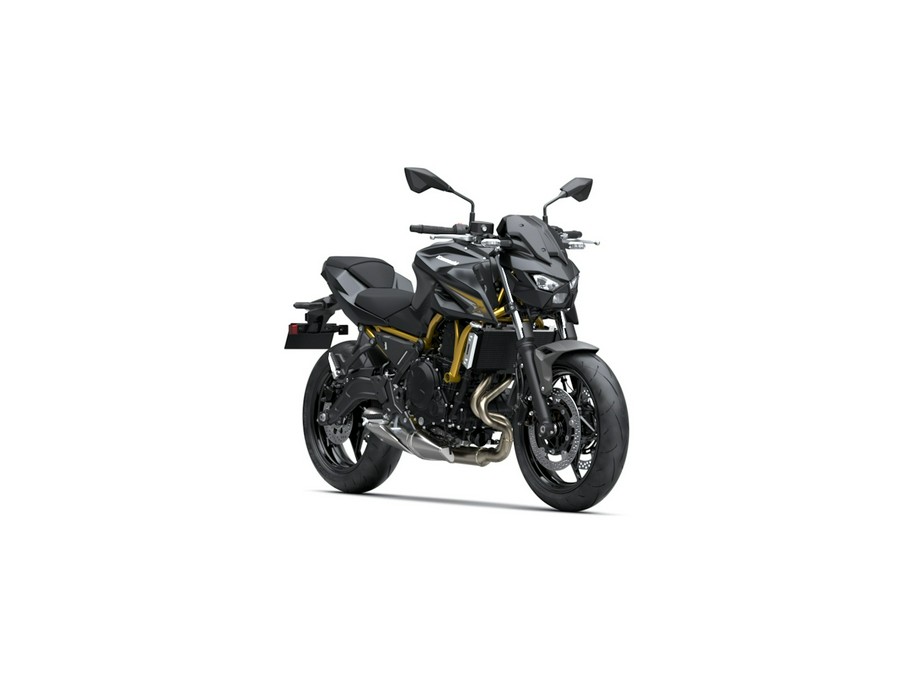 2026 Kawasaki Z650 S ABS Metallic Matte Graphenesteel Gray/Metallic Flat Spark Black - 110604