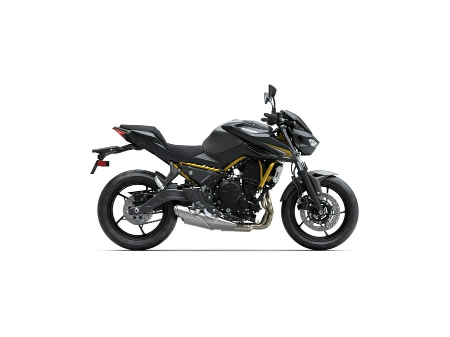 2026 Kawasaki Z650 S ABS Metallic Matte Graphenesteel Gray/Metallic Flat Spark Black - 110604