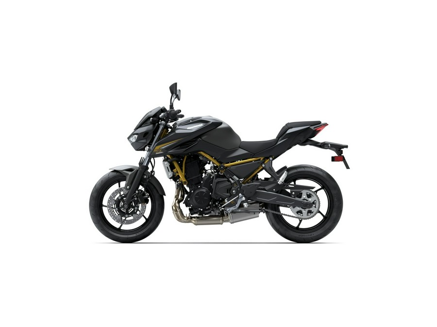2026 Kawasaki Z650 S ABS Metallic Matte Graphenesteel Gray/Metallic Flat Spark Black - 110604