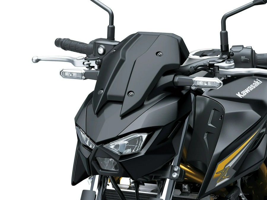 2026 Kawasaki Z650 S ABS Metallic Matte Graphenesteel Gray/Metallic Flat Spark Black - 110604