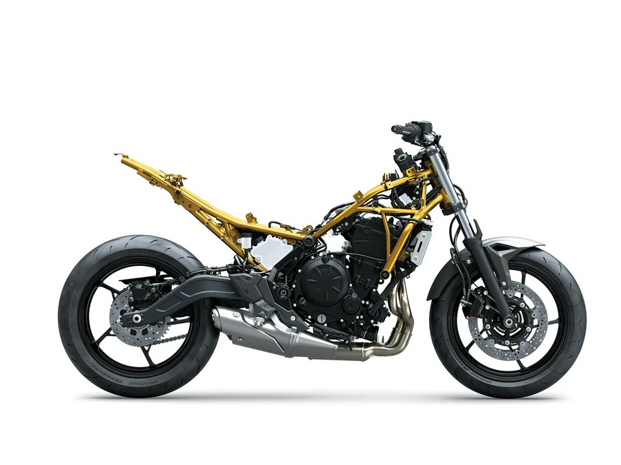 2026 Kawasaki Z650 S ABS Metallic Matte Graphenesteel Gray/Metallic Flat Spark Black - 110604