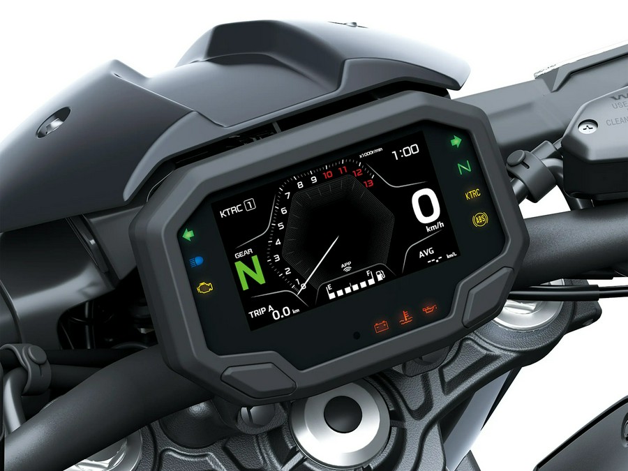 2026 Kawasaki Z650 S ABS Metallic Matte Graphenesteel Gray/Metallic Flat Spark Black - 110604