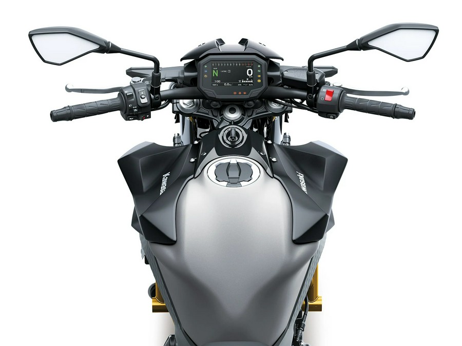 2026 Kawasaki Z650 S ABS Metallic Matte Graphenesteel Gray/Metallic Flat Spark Black - 110604
