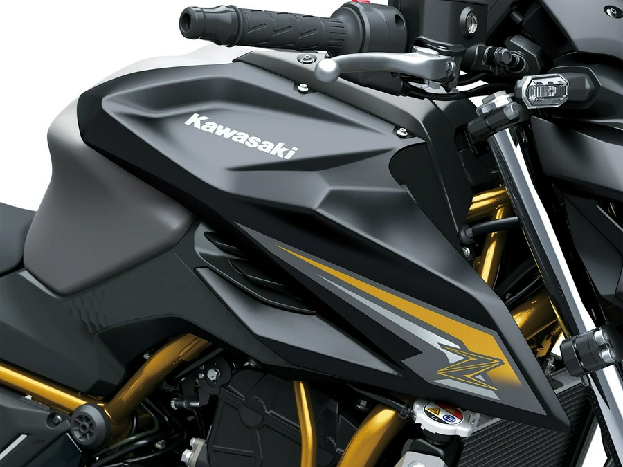 2026 Kawasaki Z650 S ABS Metallic Matte Graphenesteel Gray/Metallic Flat Spark Black - 110604