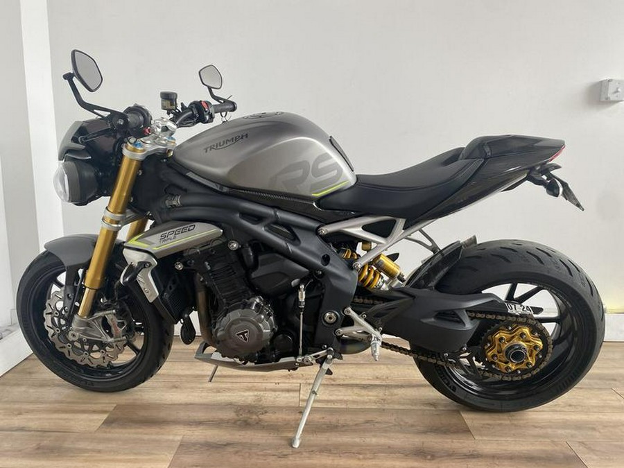 2022 Triumph Speed Triple 1200 RS Matte Silver Ice