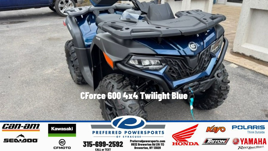 2026 CFMOTO CForce 600 Twilight Blue