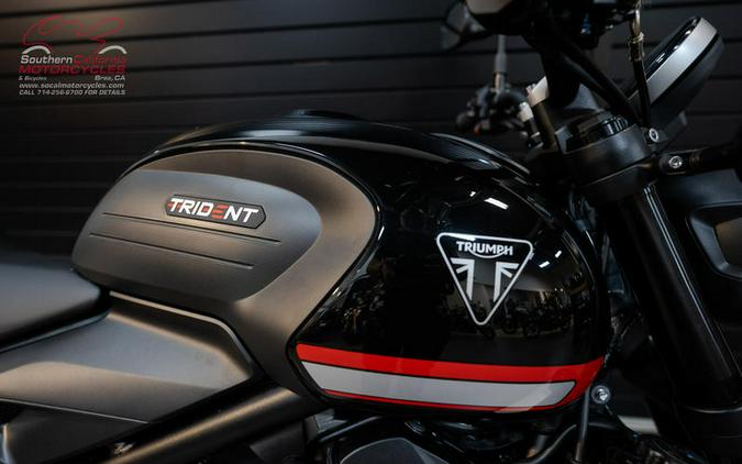 2023 Triumph Trident 660 Sapphire Black