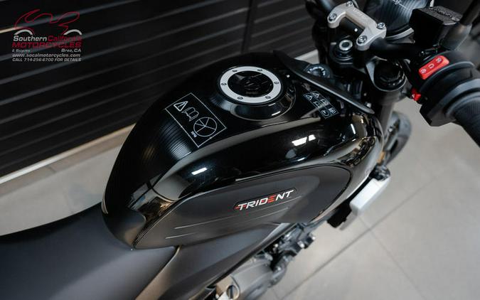 2023 Triumph Trident 660 Sapphire Black