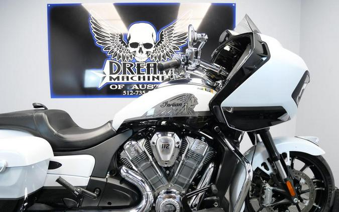 2025 Indian Motorcycle® Challenger® Limited 112 w/PowerBand Audio Ghost White Metallic with Black M
