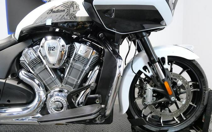 2025 Indian Motorcycle® Challenger® Limited 112 w/PowerBand Audio Ghost White Metallic with Black M