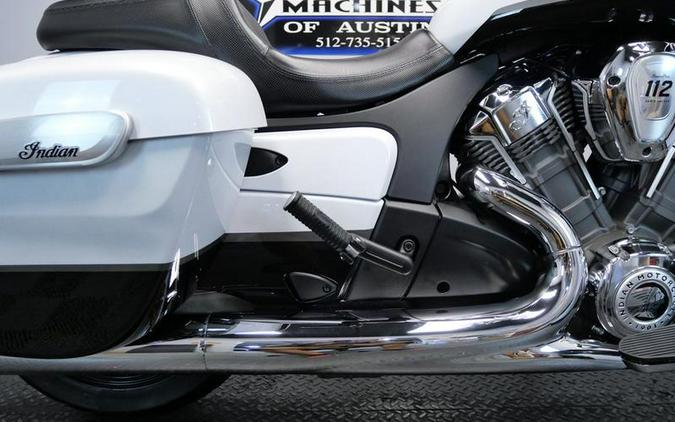 2025 Indian Motorcycle® Challenger® Limited 112 w/PowerBand Audio Ghost White Metallic with Black M