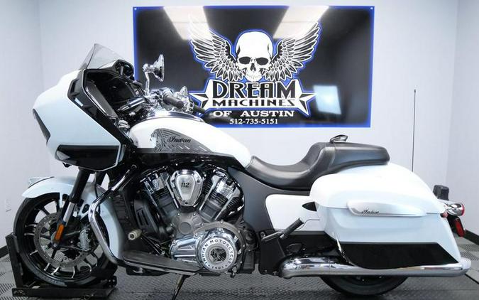 2025 Indian Motorcycle® Challenger® Limited 112 w/PowerBand Audio Ghost White Metallic with Black M