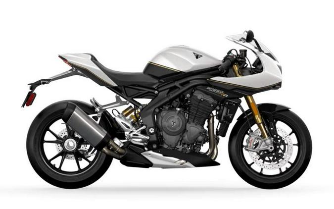 2024 Triumph Speed Triple 1200 RR Crystal White Storm Grey