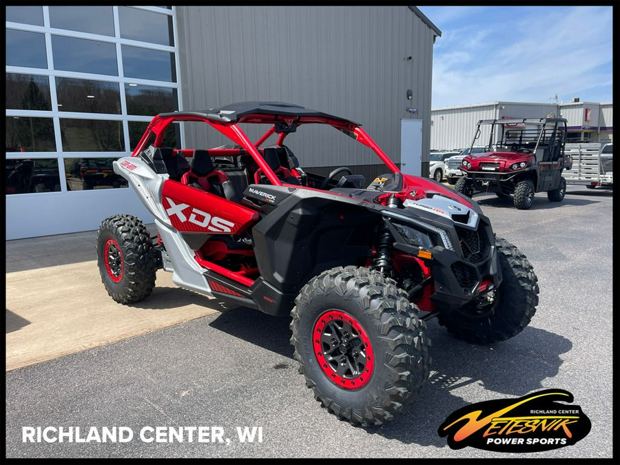 2025 Can-Am® Maverick X3 X ds Turbo RR Fiery Red & Hyper Silver