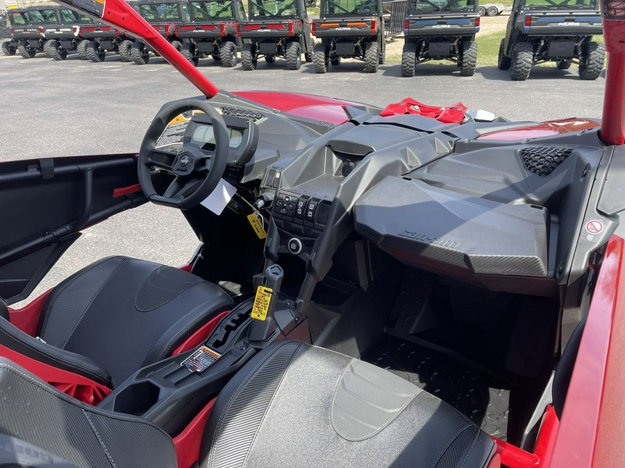 2025 Can-Am® Maverick X3 X ds Turbo RR Fiery Red & Hyper Silver