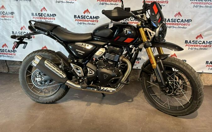 2026 Triumph Scrambler 400 XC Storm Grey