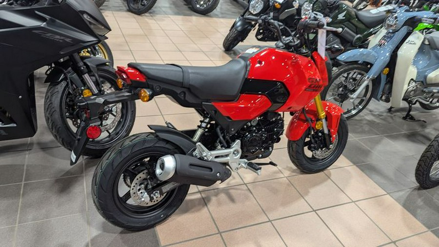 New 2025 HONDA GROM BASE CHERRY RED