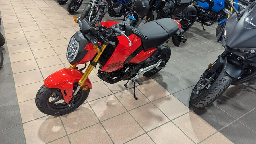 New 2025 HONDA GROM BASE CHERRY RED