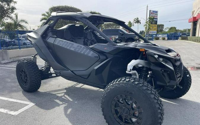 2024 Can-Am® Maverick R X RS with Smart-Shox Triple Black