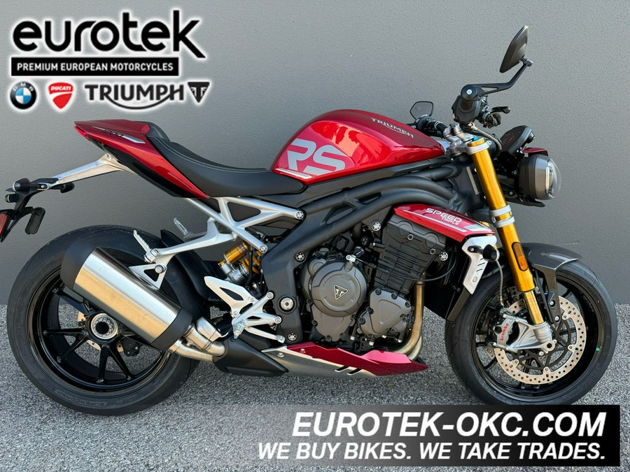 2024 Triumph Speed Triple 1200 RS Carnival Red