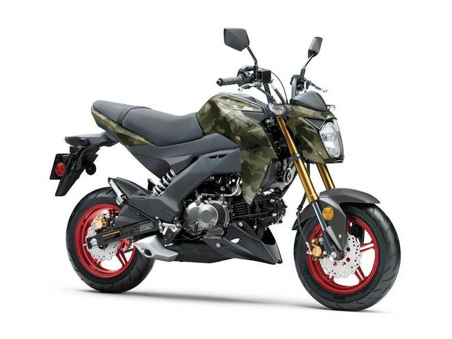 2026 Kawasaki Z125 PRO Cypher Camo Beige