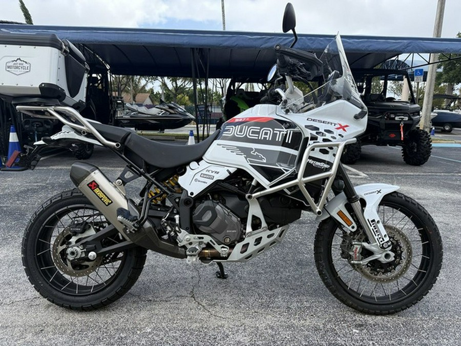 2023 Ducati DesertX Star White Silk