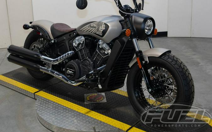 2024 Indian Scout Bobber Twenty ABS Silver Quartz Smoke