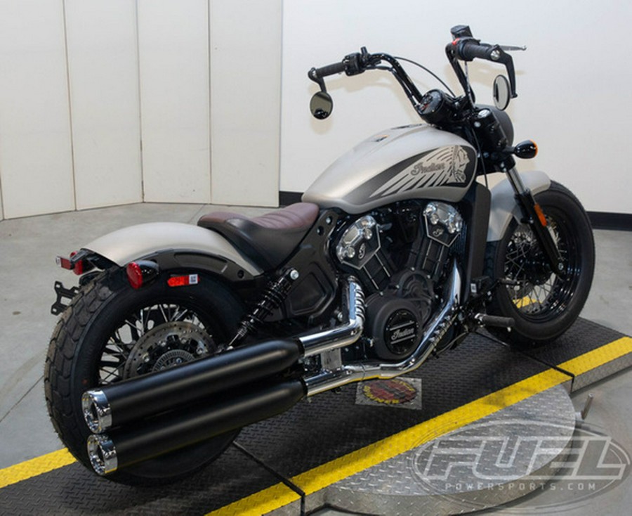 2024 Indian Scout Bobber Twenty ABS Silver Quartz Smoke