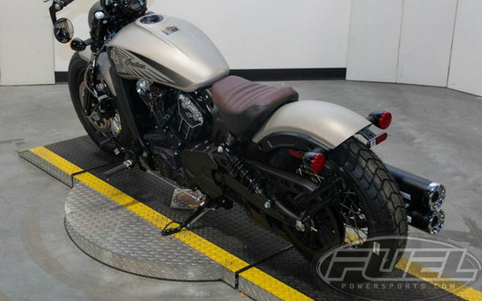 2024 Indian Scout Bobber Twenty ABS Silver Quartz Smoke