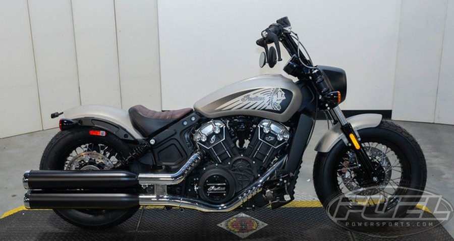 2024 Indian Scout Bobber Twenty ABS Silver Quartz Smoke