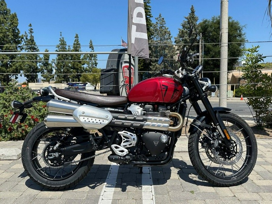 2024 Triumph Scrambler 1200 X Carnival Red